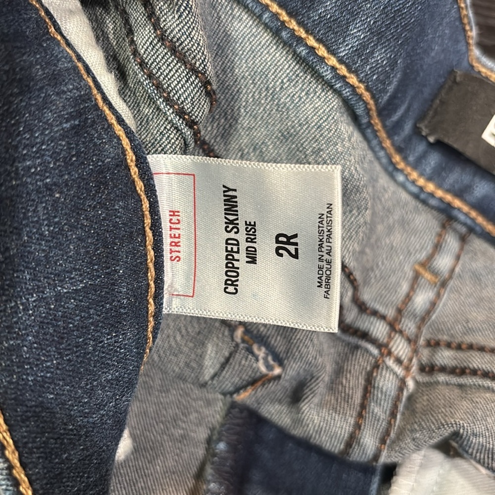 Express Dark Blue Ripped Jeans - Picture 6 of 6